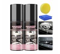 Favourcy Car Interior Protectant Spray, Favourcy Polishing Cleaner Car Interior, Cars Interior Detailer and Cleaners, Total Cars Interior Cleaner Rejuvenation for Rubber, Leather, Plastic (2)