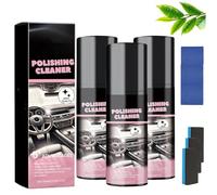 Favourcy - Spray protector para interiores de automóvil, limpiador de pulido Favourcy, nuevo limpiador de pulido para detalles, interior multiusos de automóviles para goma, cuero (3)