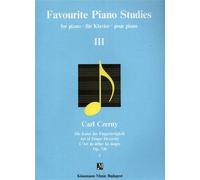 FAVOURITE PIANO STUDIES 3 - CZERNY (FONDO)