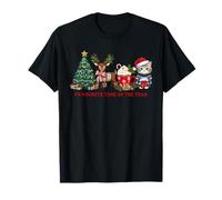 Favourite Time of The Year Cozy Christmas Vibes Camiseta