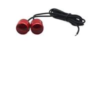 faxiulan Intermitentes Moto 2x 7 colores con soportes luz estroboscópica intermitente luces de circulación diurna para foco motocicleta DC12V