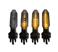 faxiulan Intermitentes Moto Luces intermitentes para motocicleta, indicador de flujo agua, luces flecha Para CB250 para TWISTER para TITAN150 2000