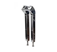 faxiulan Motocicletas Elevadores Abrazadera de Manillar 28 mm con Retroceso, Elevador 10" + en T, elevadores para Dyna para Super Glide FXDL