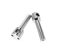 faxiulan Motocicletas Elevadores Kit Adaptador de Abrazadera para Elevador Manillar Motocicleta, Negro, Redondo, 22/25 mm, CNC, Aluminio, para ATV, Motocross
