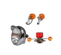 faxiulan Piloto Trasero Moto Faro trasero motocicleta para Sundiro para Wuyang para para Dayang para Dayun CM125 CM250 SDH125 V-MAN 125 cc-600 cc luces de freno delanteras