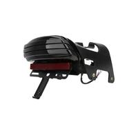 faxiulan Piloto Trasero Moto Guardabarros trasero de tres barras para motocicleta luces LED freno traseras para Dyna Fat Bob FXDF 2008 en adelante luz trasera