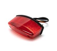 faxiulan Piloto Trasero Moto Luz de matrícula universal para motocicleta 21 LED blanca roja trasera luz freno para 400 620 695 750 800 900 S2R S4R