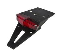 faxiulan Piloto Trasero Moto Luz trasera LED universal para motocicleta, guardabarros trasero, luces de freno, soporte para luz matrícula, para moto cross