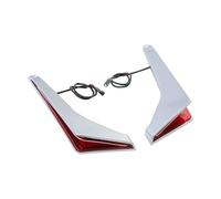 faxiulan Piloto Trasero Moto Tiras verticales para guardabarros trasero de motocicleta, luz LED para alforja y maletero para Go&ldWing GL1800 GL 1800 2012-2017