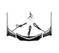 faxiulan Piloto Trasero Moto Tiras verticales para guardabarros trasero de motocicleta, luz LED para alforja y maletero para Go&ldWing GL1800 GL 1800 2012-2017