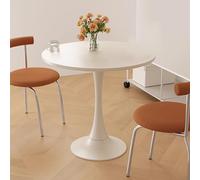FAXJRU Juego De Mesa De Comedor Redonda con Sillas, Mesa tulipán y Juego De 2 Sillas, Combinación De Mesa Recepción Y Silla, Juego De Mesa Cocina Estar balcón,60/70/80/90/100x73cm(100cm/39.4in)