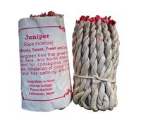 Fay Bless Incienso de cuerda hecho a mano de Nepal, 2 paquetes (enebro)