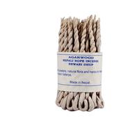 Fay Bless Incienso hecho a mano de cuerda de Nepal, 2 paquetes (madera de gar)