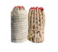Fay Bless Incienso hecho a mano de cuerda de Nepal, 2 paquetes (salvia blanca)