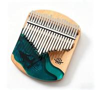 Fay Bless Kalimba - Piano de pulgar portátil, instrumento musical de madera hecho a mano, instrumento fácil de aprender para principiantes (B-Arc21-Dalbergia-ENG-Access)