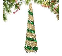 Fayarrd Árbol de Navidad Artificial - Árbol de Navidad desplegable instantáneo, decoración para apartamento, Fiesta, Carnaval, rincón, Chimenea, día de la Madre, Madre