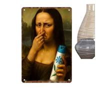 fayarrd Arte Divertido Para Baño,Retratos Vintage Humorísticos con Burla de la Nariz | Póster De Broma Para Servicios Higiénicos,Para Casa Hotel Apartamentos Baños De Casa Y Habitaciones