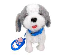 fayarrd Cachorro Robótico Eléctrico, Figura Suave Realista Con Efecto Relajante, Juguete Eléctrico Perro Caminante Para Niños, Para Niños Niños Y Decoración Habitación Salón Apartamento