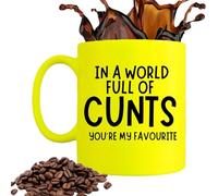 fayarrd i Ceramica,Citas divertidas y frases para botella de agua - Tazas de café de 325 ml con frase «In un mondo pieno di gente», para té, leche, café, cerveza, cocina, Navidad, cumpleaños