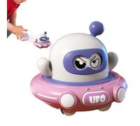 fayarrd Juguete de nave espacial | Lindo vehículo de arrastre de cohetes juguete - juego educativo para cambiar la cara actividad para niños pequeños cumpleaños niños jardín suelo