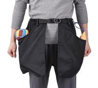 fayarrd para adiestramiento de Perros, Delantal para adiestramiento de Perros | Impermeable de Gran Capacidad | Negro para la obediencia a la Agilidad Dog, Delantal de Entrenamiento para