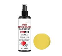 fayarrd Spray limpiador para raquetas de tenis de mesa - Spray protector con esponja para pádel - Agente de mantenimiento para raquetas de pong, para entrenamiento deportivo en el gimnasio, casa