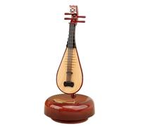 Fayemint 1 Piezas Caja de Música de laúd, laúd Music Box, Caja de Música de laúd Rojo, para Decoración de Oficina, Cumpleaños, Regalos Navideños