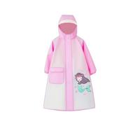 Fayemint 1 Piezas Infantiles Impermeable Chubasquero, Poncho Lluvia con Capucha, EVA Ponchos Lluvia Niños, Reutilizable, para Ciclismo Aire Libre, Camping, Viajes y Pesca (Púrpura)