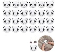 Fayemint 24 Piezas Edredón en Forma de Panda Clips, Edredones Plastico Antideslizante Clips, Clip de Edredón, para Arreglar Edredones, Sábanas, Fundas de Edredón