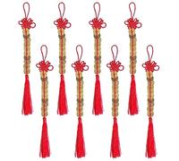 Fayemint 8 Piezas Encantos de Monedas de Suerte Cinco, Monedas de Nudo I-Ching, Moneda de La Fortuna con Nudo, por Riqueza, Suerte, Salud, Regalo Maravilloso (10 Monedas)