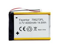 Fayerkar Batería compatible con Tigerbox Touch Radio Play Box (4000 mAh, 3,7 V, polímero de litio)