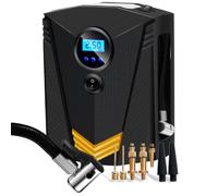 Fayet Inflador de neumáticos de coche digital Herramienta de aire Compresor de aire portátil Bomba de neumáticos de coche Bomba de aire eléctrica automática de 12 V Inflación de neumáticos con