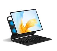 FAYGAOAI Funda con Teclado para Honor MagicPad 2 de 12,3 Pulgadas 2024, Contiene Ñ, Soporte Magnético Flotante, Teclado Retroiluminado a Color, Trackpad Multitáctil