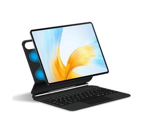 FAYGAOAI Funda con Teclado para Honor MagicPad 2 de 12,3 Pulgadas 2024, Contiene Ñ, Soporte Magnético Flotante, Teclado Retroiluminado a Color, Trackpad Multitáctil