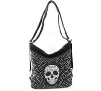 Faylinn Bolso Mochila Mujer Calaveras Craneo - Mochilas Mujer Tachuelas - Mochilas Estilo Punk Rock - Bolsos Góticos -Mochila Estilo Motero