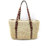 Faylinn Bolso Mujer Verano | Bolso Rafia Mujer | Bolsos Tejidos Crochet - Moda Playa Verano 2024 - Bolsos de Playa de Paja