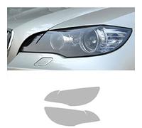 FAYTEK Película Protectora para Faros Delanteros de Coche para BMW X6 E71 F16 M F86 G06, película Protectora Negra, protección de Vinilo, Pegatina Transparente de TPU, para E71 08-14 T