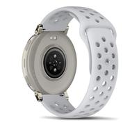 FayToon 20mm Correa de Silicona para Amazfit Active 2 Square - Gris | Transpirable, Impermeables, Suaves, de Liberación Rápida, para Amazfit Cheetah 2 Pro/Active 3 Premium/Active 2/GTR Mini