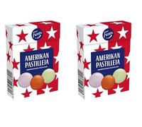 Fazer American Lentils Chocolate original 2 Box von 65 g 4,6 Unzen