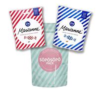 Fazer finlandés Marianne Caramelo de menta y caramelo de toffee Juego de caramelos de menta SÖPÖSÖPÖ BOX Variety 2 Pack 15.6oz Paquete de cuidado de golosinas Cestas de regalo Pack Adultos Niños Niñas