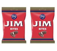 Fazer Jim Bites Chocolate 2 Packungen von 94 g 6,6 Unzen