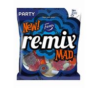 Fazer Remix Mad - Mezcla de regaliz, salmiaco, chocolate, gomas de vino afrutado y amargo - Dulces - Bolsa de fiesta - 350g