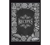 FAZIA Kitchen Recipe Book: Blank Family Cookbook to Write In Your Own Recipes - Personalized Cooking Journal with Table of Contents & Conversion ... 7x10 Inches, 150 Recipe Pages (Black)