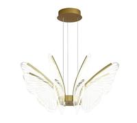 FAZRPIP Araña suspendida Grande Regulable Lámparas Colgantes LED Modernas Accesorios de iluminación de Techo Colgantes de Mariposa Creativa para Fregadero de Isla de Cocina
