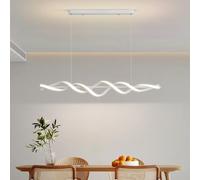 FAZRPIP Iluminación Colgante LED Moderna, lámpara LED de Onda Lineal, lámpara Colgante LED de 36 W/42 W para Comedor, Cocina, Isla, Zona de Desayuno, Sala de Estar