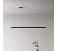 FAZRPIP Iluminación Colgante LED Moderna para el Comedor y la Isla de la Cocina Luz Colgante Regulable Accesorio de Techo Ajustable contemporáneo Luz de Techo Lineal sobre la iluminación