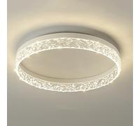 FAZRPIP Lámpara de Techo de Montaje Empotrado LED Regulable 36 W Lámparas de Montaje LED Ultra Delgadas Redondas Modernas para Cocina, Comedor, Dormitorio Lámparas de Techo empotradas LED Blancas