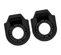 Fazvncv 1 par de fundas protectoras de manivela para bicicleta, protector universal para manivelas de montaña, bicicletas de carretera, parte duradera para bicicletas de montaña