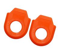 Fazvncv 1 par de fundas protectoras de manivela para bicicleta, protector universal para manivelas de montaña, bicicletas de carretera, parte duradera para bicicletas de montaña