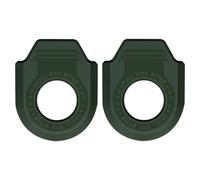 Fazvncv 1 par de fundas protectoras de manivela para bicicleta, protector universal para manivelas de montaña, bicicletas de carretera, parte duradera para bicicletas de montaña